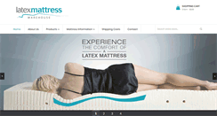 Desktop Screenshot of latexmattresswarehouse.com.au